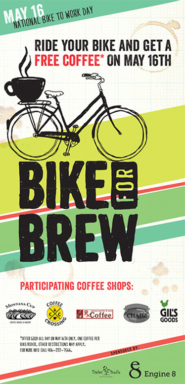 graphic work Bike & Brew